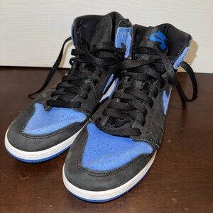 Nike Black and Blue High-Tops
